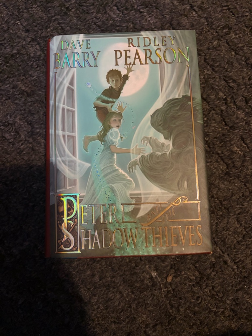Peter and the shadow thieves by Dave Barry and Ridley Pearson.